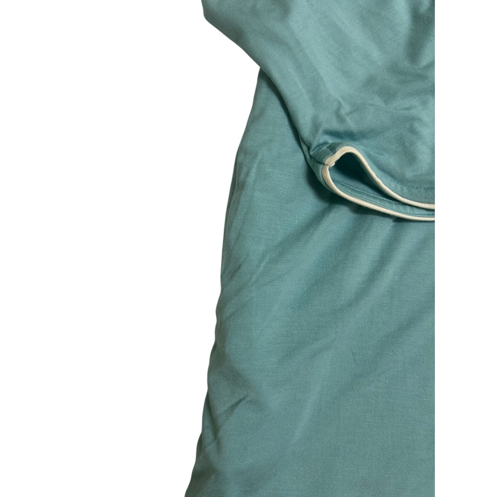 State of Day Intimates Modal Sleep Shirt Seafoam Green Button Front Nightgown S - Picture 4 of 6
